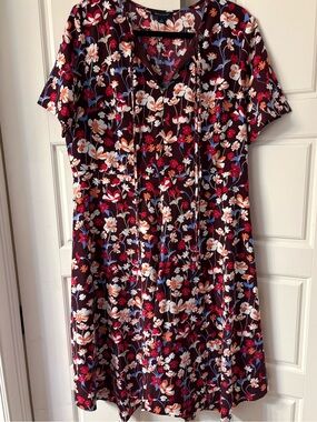 NWT Tommy Hilfiger Brookshire Floral Dress Size 16